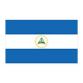 Flag of Nicaragua Temporary Tattoo (1.5"x2")